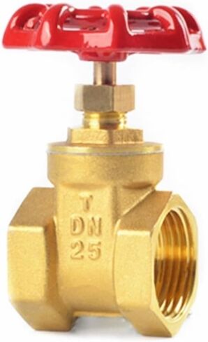 Copper Gate Valves DN15 DN20 DN25 DN32 Thread Water Valve Switch Valve Internal Thread Brass Gate Valves 1Pcs(DN20) in Saudi Arabia