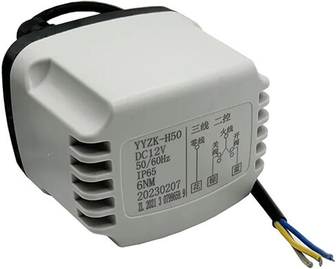 محرك صمام كروي بمحرك ثلاثة أسلاك تحكم DC24V DC12V محرك صمام كروي كهربائي 1 قطعة (220VAC) in Saudi Arabia