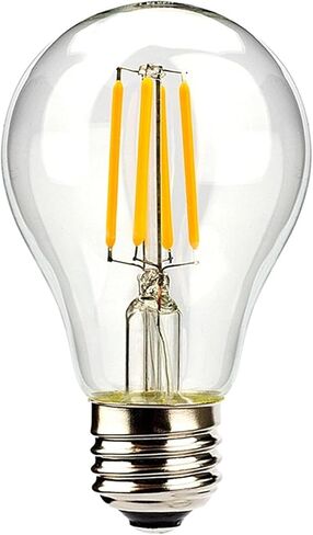 مصابيح إضاءة LED بيضاء دافئة 2700K 2W 3V A60 A19 E26/E27 قاعدة برغي إديسون 20 وات مكافئة للأضواء الشمسية الخارجية، حزمة من 2 in Saudi Arabia