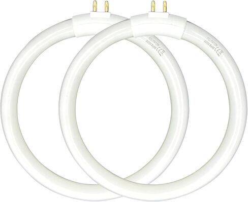 (2pack) 4.75’’ T4 Type 12W 6400K Circular Bulb Replacement for Magnifier Desk Light,Vanity Magnifying Makeup Mirror,Daylight 6400K Fluorescent Lamp in Saudi Arabia