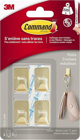 Command 17032BR Small Gold Metal Hook in Saudi Arabia