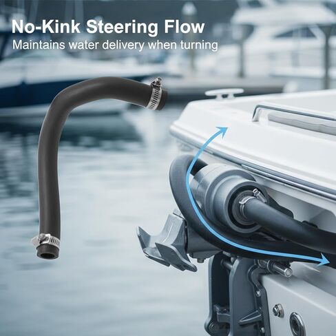 8M0215001 3/4" خرطوم مياه Gimbal، بديل لـ Mercruiser Alpha One Generation 1 & 2، يستبدل 8M0109048 32-4172533 32-8M0062309 in Kuwait