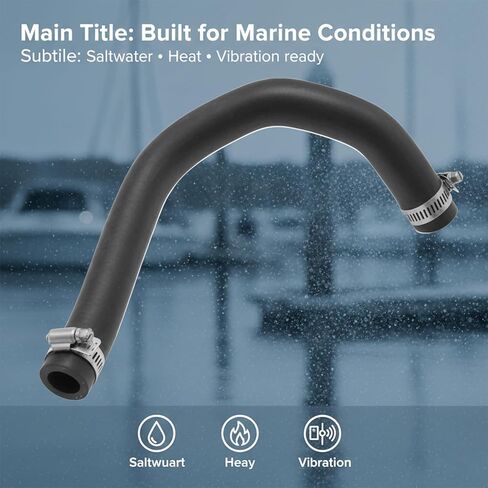 8M0215001 3/4" خرطوم مياه Gimbal، بديل لـ Mercruiser Alpha One Generation 1 & 2، يستبدل 8M0109048 32-4172533 32-8M0062309 in Kuwait