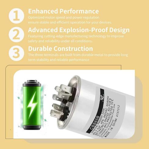473731Z UltraTemp Heat Pump Capacitor Replacement Compatible with Pentair Air Conditioner and Pool Heater Units in Saudi Arabia