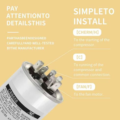 473731Z UltraTemp Heat Pump Capacitor Replacement Compatible with Pentair Air Conditioner and Pool Heater Units in Saudi Arabia