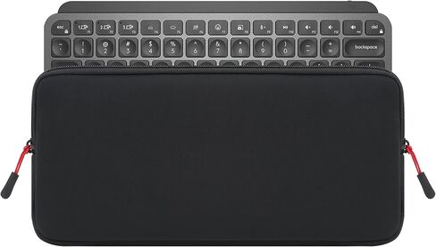 Geekria Keyboard Travel Carrying Pouch, Compatible with Logitech MX Keys Mini/Pebble Keys 2 K380s / Keys-to-GO 2, Apple Magic Keyboard MXCL3LL/A, MXCK3LL/A, Keychron B1 Pro (Black) in Saudi Arabia
