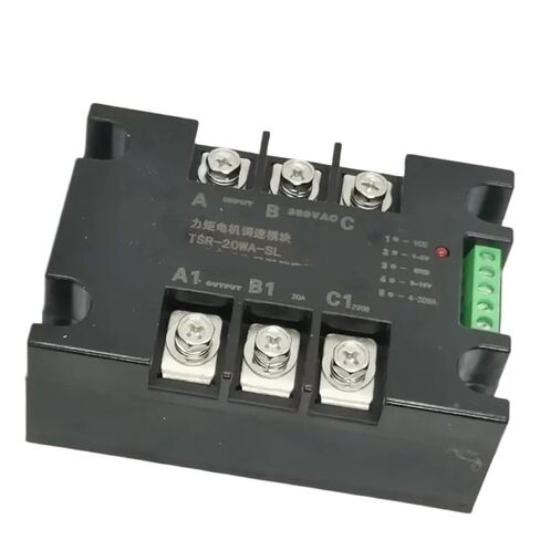 وحدة تنظيم سرعة محرك عزم الدوران ثلاثي الطور TSR-10WA-SL 10A، يمكن الاتصال بإشارة 4-20mA 0-10V (TSR-40WA-SL) in Saudi Arabia