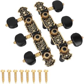 Guitar Tuning Peg, 1:18 Tuner Guitar Machine Heads Tuning Keys Pegs Replacement for Classical Acoustic Guitar 3L 3R