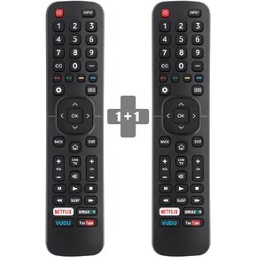 【 2 Pack 】 Universal for All Hisense TV Remote, Replacement Compatible for All Hisense 4K LED HD UHD Smart TVs