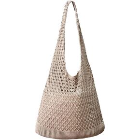 Crochet Bags for Women Summer Beach Tote Bag Aesthetic Tote Bag Hippie Bag Knit Bag