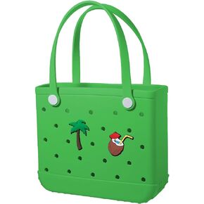 Beach Bag Rubber Tote Bag Waterproof Sandproof Travel Bag for Women Washable Tote Bag Handbag
