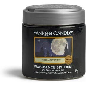 Yankee Candle Spheres Air Freshener, Up to 45 Days of Fragrance, Midsummer's Night, 170 g (Pack of 1), Black, gram
