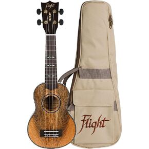 Flight, 4-String Supernatural Series Soprano Ukulele, Acacia, DUS 440