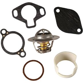 807252Q5 Thermostat Kit for Mercruiser V6&V8 GM Engines 4.3L 5.0L 5.7L 7.4L 8.2L 1987-2016 with 160° T-stat Sierra 18-3647