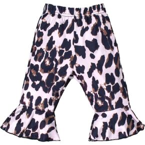 Magic Park Baby Girl Bell Bottom Pants Toddler Girls Ruffle Trousers Daily Holiday Leggings