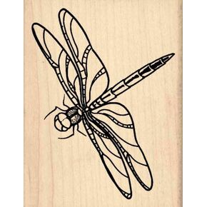 Stamps by Impression Dragonfly Rubber Stamp