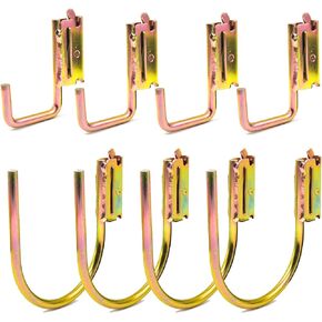 8 Pack E-Track J Hooks,E Track Accessories Heavy Duty E Track J Hook for Cargo Tie Down Systems in Trucks Trailers Vans,E-Track Spring Fitting Attachments