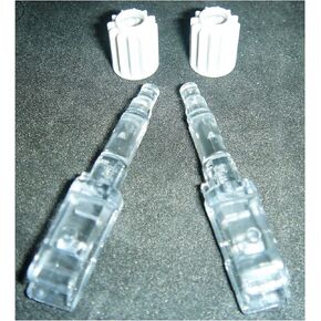 Vertical Blind Easy Repair Kit Set Window Curtain Graber Hunter Douglas More 2 Clips and 2 Gears USA