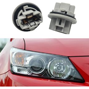 2 PCS Front Turn Signal Light Bulb Plug Socket, Front Turn Signal Light Bulb Socket Car Accessories Fit for Toyota Tundra, Tacoma, Sequoia, 4Runner, Venza, Replacs #90075-60060