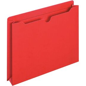 Pendaflex Globe-Weis/Pendaflex File Jackets, 2-Inch Expansion, Letter Size, Red, 50 Jackets per Pack (B3043DTRED)