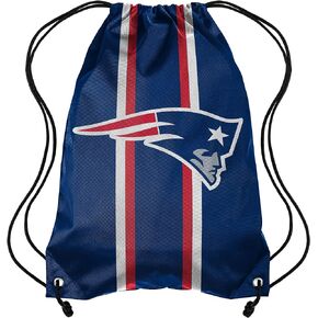 NFL Carolina Panthers Team Stripe Drawstring Backpack BagTeam Stripe Drawstring Backpack Bag, black, 19" x 14"