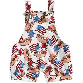 FIOMVA Baby Boy Girl Summer Clothes Print Sleeveless Romper Jumpsuit Onesie Overall Newborn Toddler Summer Clothes