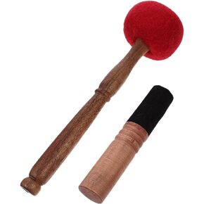 Sound Bowl 2pcs Buddha music bowl accessories Stick Mallets Knocking Rod Accessory Parts crystal striker wooden energy drum stick