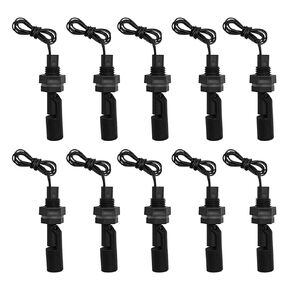 DC0-110V 10PCS Liquid Water Level Sensor Horizontal Liquid Float Switch Water Level Sensor for Aquariums Tank
