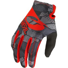 O'Neal Matrix Camo Glove, Black/Red 12