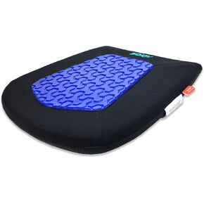 وسادة مقعد مكتب جل مكشوف من Sojoy - جل إسفنجي ميموري لتقويم العظام لتخفيف آلام أسفل الظهر، مثالية للسائقين وكراسي المكتب والاستخدام المنزلي (أسود) in Kuwait