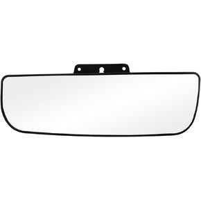 Passenger Side Non-heated Mirror Glass w/backing plate, Chevrolet Express Full Size Van, GMC Savana Full Size Van, 2 5/16" x 7 3/8" x 7 3/8" (bottom lens)