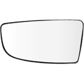 uxcell Driver Left Side Convex Mirror Replacement Lower Glass with Plate for Ford Transit 150 250 350 2015-Onward