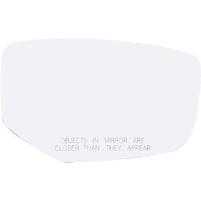 Passenger Side Mirror Glass Assembly With Plastic Backing Plate (Non-Heated) Compatible with 2013-2017 Honda Accord