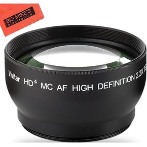 43mm 2.2X Telephoto Lens for Canon Vixia HF R80, HF R82, HF R800, HF R70, HF R72, HF R700, HF R30, HF R32, HFM40, HFM41, HFM50, HFM52, HFM400, HFM500 Camcorder