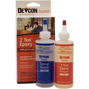 Devcon 33345 3 Pack 8.5 oz. 2 Ton Weld Epoxy, Clear