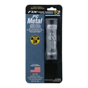 PC Products PC-Metal Epoxy Putty, 2 oz Stick, Dark Gray