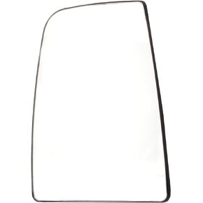 Dasbecan CK4Z17K707 Left Driver Side Upper Mirror Glass Compatible with Ford Transit 150 250 350 2015 2016 2017 Heated Convex Mirror Glass With Rear Holder Replaces CK4Z17K707B