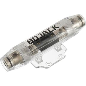 BOJACK ANL Fuse Holder with 120 Amp Fuse，Secure in-Line Installation for 0/2/4 AWG 0, 2, 4 Gauge Wires Fuse Holder 120A