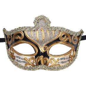 OIDEA Vintage Venetian Masquerade Mask for Men: Retro Carnival Mardi Gras Mask Halloween Musical Costume Party Venetian Mask