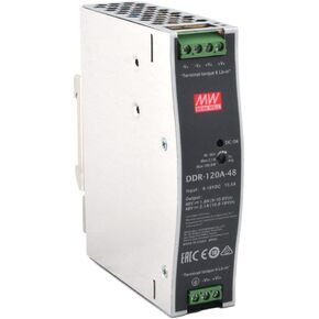 Original Mean Well DDR Series 100W DIN Rail DC-DC Converter Input 9-18V DC to 48V DC 2.1A 100W meanwell Power Supply Power Converter (12V dc to 48V dc)