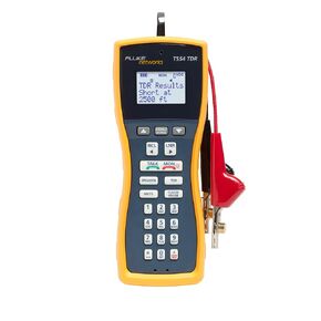 Fluke Networks TS54-A-09-TDR TS54 Pro LCD Butt-In TDR Telephone Test Set with ABN/PP, Black