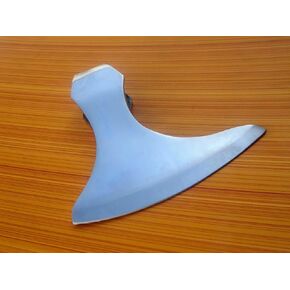 Medieval Huntsman White Custom Hand Made HIGH Carbon Steel Tomahawk Viking Axe Head with Leather Sheath