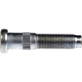 9/16-18 Serrated Wheel Stud - 0.619 In. Knurl, 2.580 In. Length