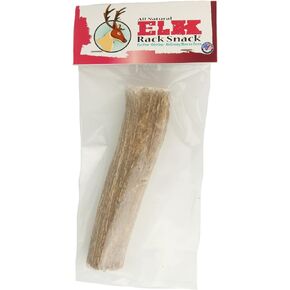 Elk Rack Snack, 100-Percent All Naturally Shed ElkAntler Chew, Large Size 7-Inch to 10-Inch, For up to 75# Dogs