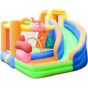 Inflatable Bounce House with Slide,Jumping Castle Slide with Blower,Kids Bouncer with Ball Pit Outdoor and Indoor Inflatable Jumping House in Kuwait