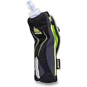 LERMX Quick Grip Chill 17 oz Handheld soft Flask Water Bottle Hydration Pack (17 oz Black)