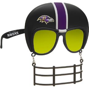 Rico Industries SUN0701 Ravens Novelty Sunglasses, One Size, Black