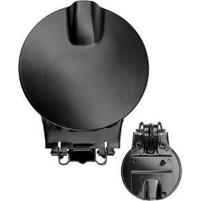 Gas Tank Cap Cover, Fuel Filler Door Cover Fit for Chevy Colorado and GMC Canyon 2004-2012 Replace 10385417, Black