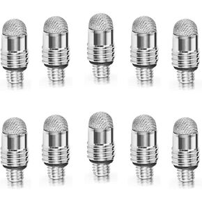 Mesh Fiber Tips (10 Pack) GUUGEI Stylus Pen Replacement Tips Suitable for capacitive Touch Screen,High Sensitivity, Soft, no Scratch Screen Pen tip