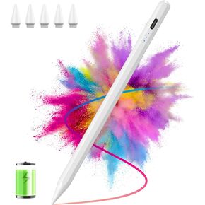HOTLIFE Stylus Pen for iPad 10th & 9th Generation, Faster Charge for Apple iPad Pencil with Palm Rejection, Compatible with (2018-2022) iPad Pro 11"/12.9", iPad Mini 6/5 Gen, iPad Air 3-5, iPad 6-10